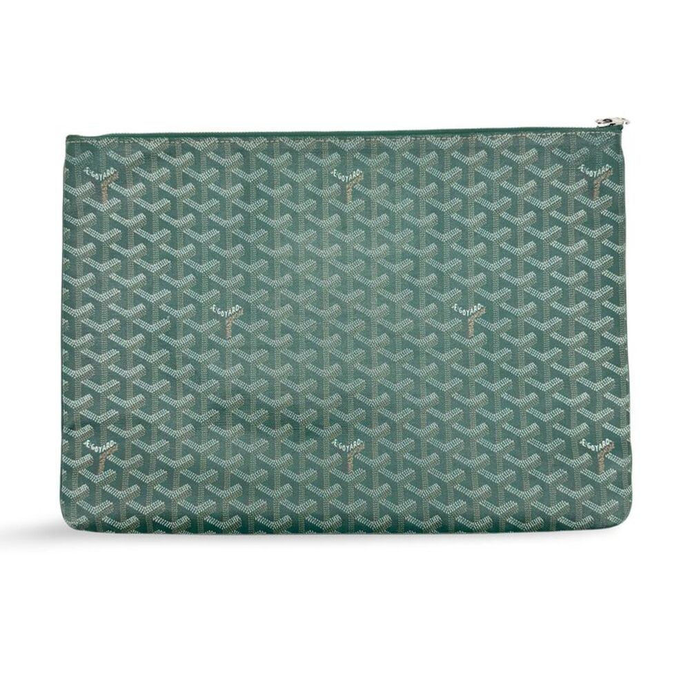 Goyard Senna Clutch GM Green